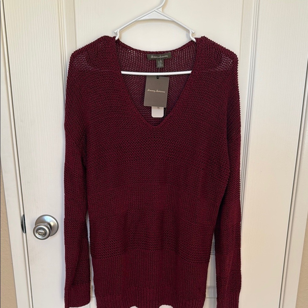 Tommy Bahama burgundy sweater